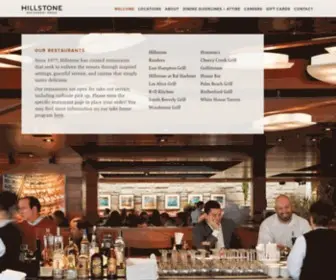 Hillstone.com(Hillstone Restaurant Group) Screenshot