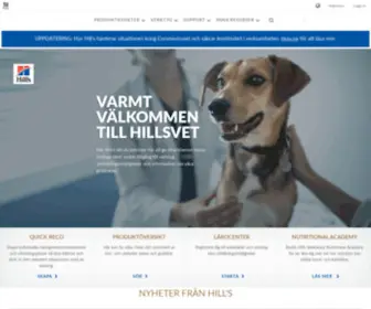 Hillsvet.se(Här finns allt du behöver för att ge dina klienter bästa möjliga vård) Screenshot
