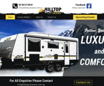 Hilltopcaravans.com.au(Hilltop Caravan) Screenshot
