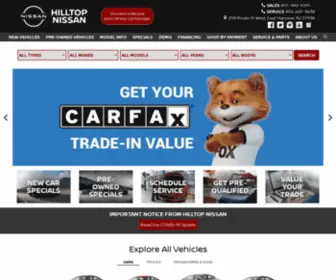 Hilltopnissan.com Screenshot