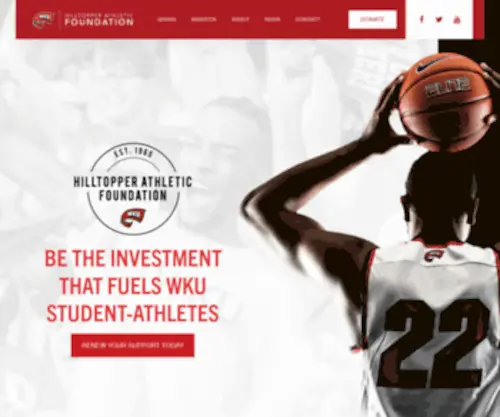 HilltopperathleticFoundation.com(Be the investment) Screenshot