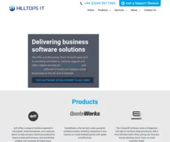 Hilltopsit.co.uk(Software consultancy) Screenshot