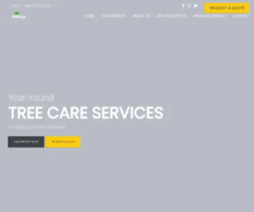Hilltoptreecare.ca(Hilltop Tree Care) Screenshot