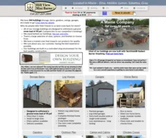 Hillviewminibarns.com(Sheds) Screenshot