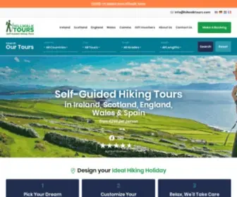 Hillwalktours.com(Hiking Tours Ireland) Screenshot