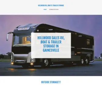 Hillwoodsales.com(RV Boat Trailer Storage) Screenshot