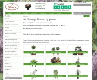 Hilmars.dk(Kunstige blomster & planter) Screenshot