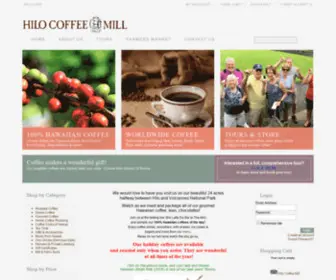 Hilocoffeemill.com(Hilo Coffee Mill) Screenshot