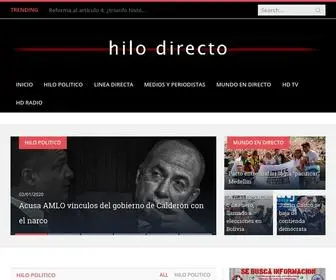 Hilodirecto.com.mx(Hilo directo) Screenshot