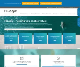 Hilogic.com.au(Project Management Training) Screenshot