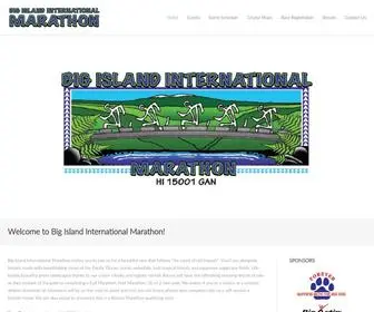 Hilomarathon.org(Big Island International Marathon) Screenshot