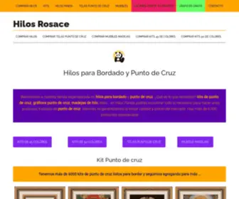 Hilosrosace.es(Hilos Rosace) Screenshot