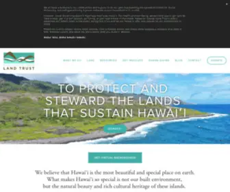 Hilt.org(Hawaiian Islands Land Trust) Screenshot