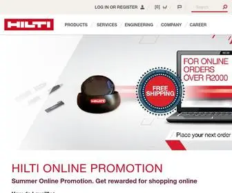 Hilti.co.za(Power Tools) Screenshot
