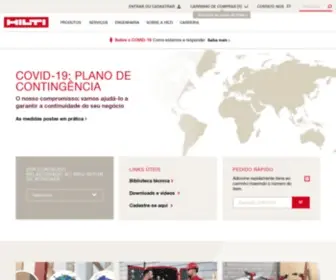 Hilti.com.br(Página inicial) Screenshot