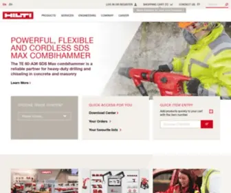 Hilti.com.hk(Hilti HongKong) Screenshot