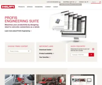 Hilti.com.om(Hilti Oman) Screenshot