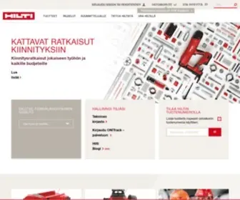 Hilti.fi(Hilti Finland) Screenshot