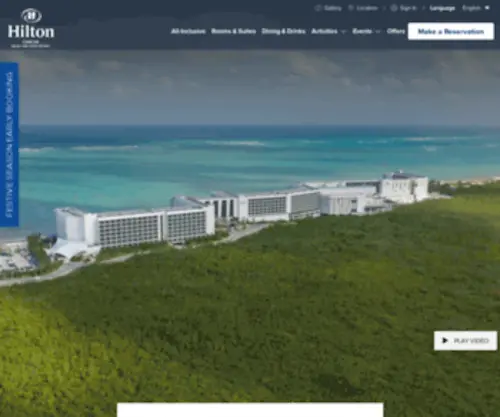 Hiltoncancun.com(Hiltoncancun) Screenshot