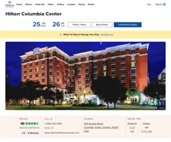 Hiltoncolumbia.com(Columbia hotels) Screenshot