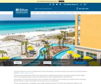 Hiltongardeninnfortwaltonbeach.com(The Hilton Garden Inn) Screenshot