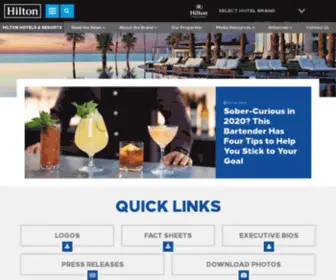 HiltonGlobalmediacenter.com(Hilton Press Center) Screenshot