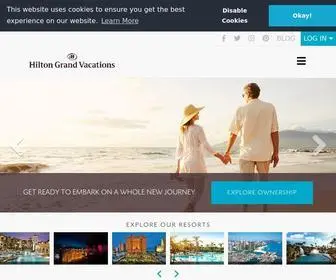 Hiltongrandvacations.com(Hilton Grand Vacations) Screenshot
