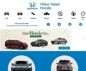 Hiltonheadhonda.com Screenshot