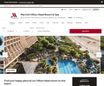 Hiltonheadmarriott.com(Hilton Head) Screenshot