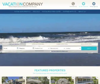 Hiltonheadvacationrentals.com(The Vacation Company) Screenshot