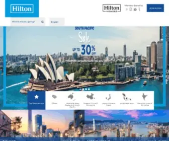 Hiltonhoteldeals.com(Top Destinations) Screenshot