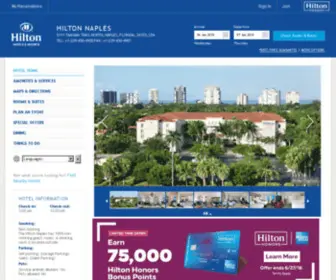 Hiltonnaples.com(Hilton Naples) Screenshot