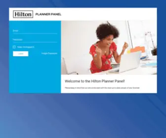 Hiltonplannerpanel.com(Hilton Planner Panel) Screenshot