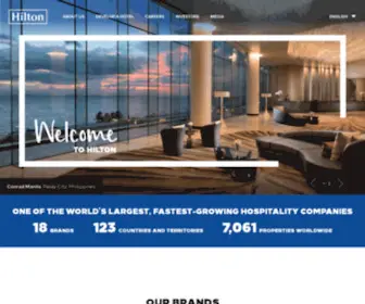 Hiltonworldwide.com(Global Hospitality Company) Screenshot