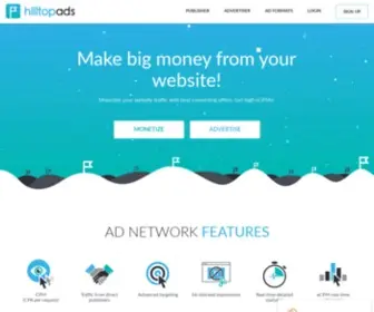 Hiltopads.com(Advertising Network) Screenshot