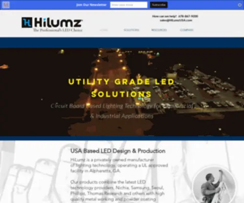 HilumZpro.com(High Power LED Retrofits) Screenshot