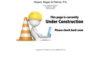 Hilyardlawfirm.com(Hilyard, Bogan & Palmer, P.A) Screenshot