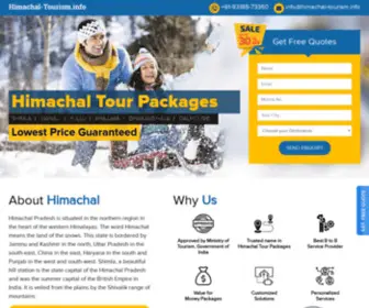 Himachal-Tourism.info(Himachal Tours Packages) Screenshot