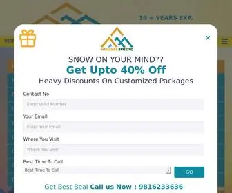 Himachalbooking.com(Himachal Booking) Screenshot