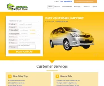 Himachaltaxitourservice.com(Himachal Car Rental Service Taxi Service in Himachal Shimla Manali Taxi Service with best Deal) Screenshot