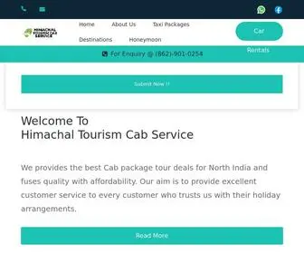 Himachaltourismcabservice.com(Himachal Tourism Cab Service) Screenshot