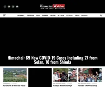 Himachalwatcher.com(Online Complaint Submit Portal) Screenshot
