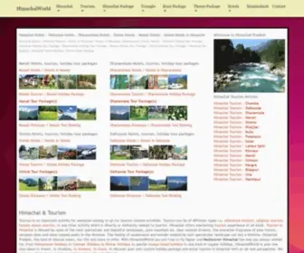 Himachalworld.com(Himachal Tourism) Screenshot