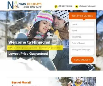 Himacheltours.com(Himachal Tour Package) Screenshot