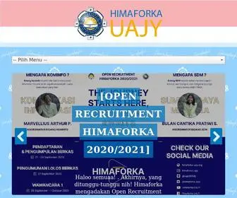 Himaforka-Uajy.org(Himaforka UAJY) Screenshot