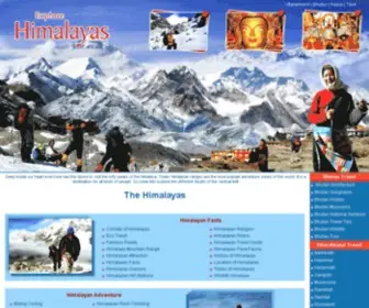 Himalaya2000.com(Himalayas India) Screenshot