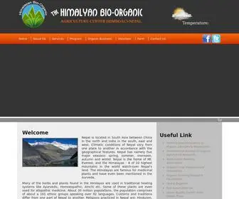 Himalayabio-Organic.com(The Himalayan Bio) Screenshot