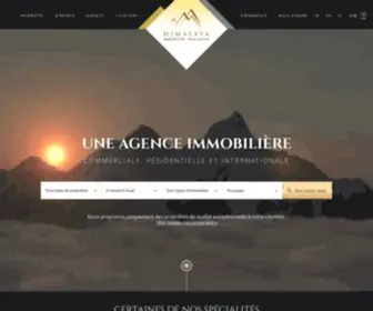 Himalayacorp.com(Immobilier Himalaya Real Estate Corp) Screenshot