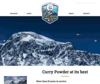 Himalayaheliski.com(Curry Powder at its best) Screenshot