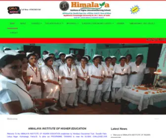 Himalayahiedu.co.in(HIMALAYA INSTITUTE OF HIGHER EDUCATION) Screenshot